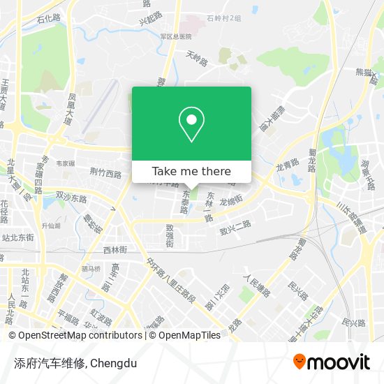 添府汽车维修 map