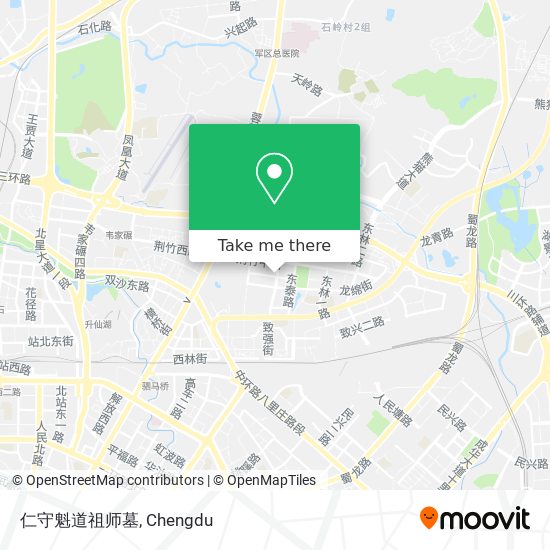 仁守魁道祖师墓 map