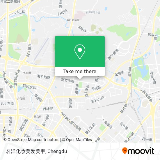 名洋化妆美发美甲 map