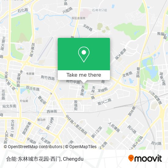 合能·东林城市花园-西门 map