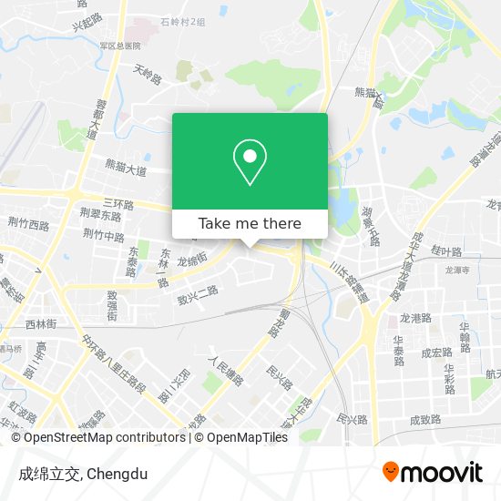 成绵立交 map