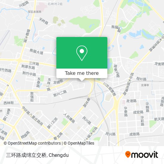 三环路成绵立交桥 map