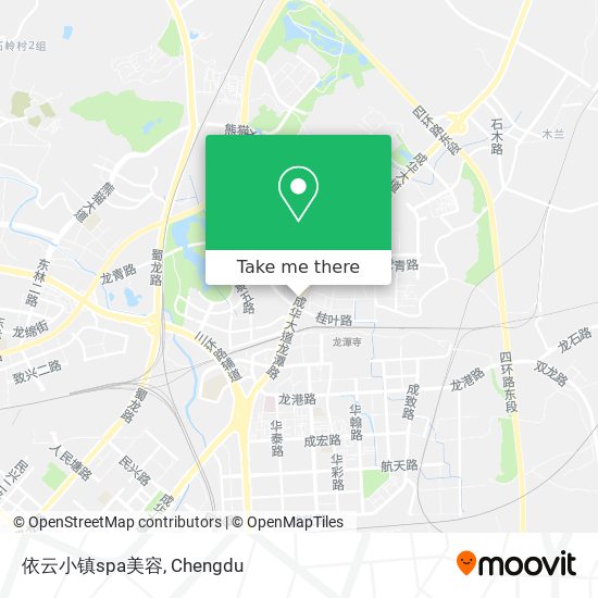 依云小镇spa美容 map