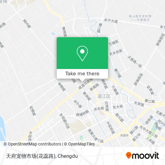 天府宠物市场(花蕊路) map
