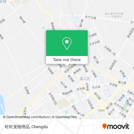 旺旺宠物用品 map