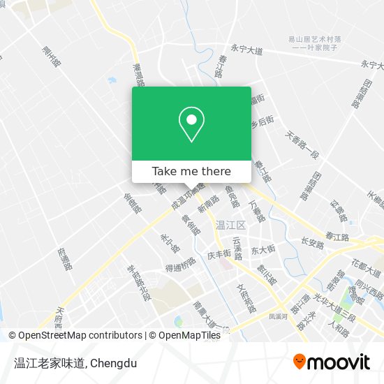 温江老家味道 map
