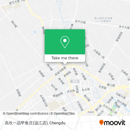 高坎一品甲鱼庄(温江店) map