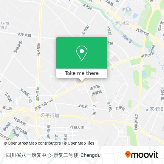 四川省八一康复中心-康复二号楼 map