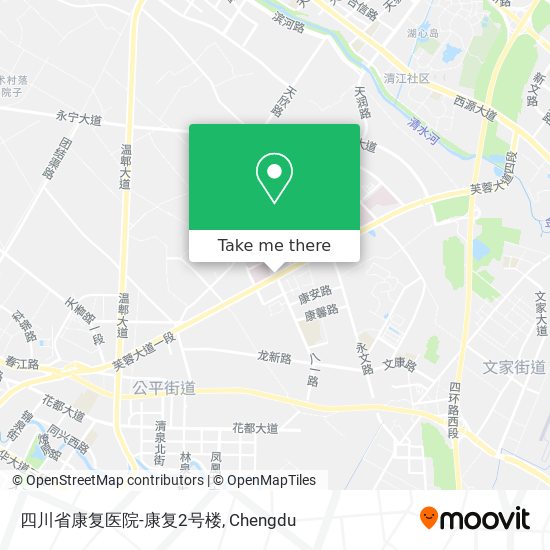 四川省康复医院-康复2号楼 map
