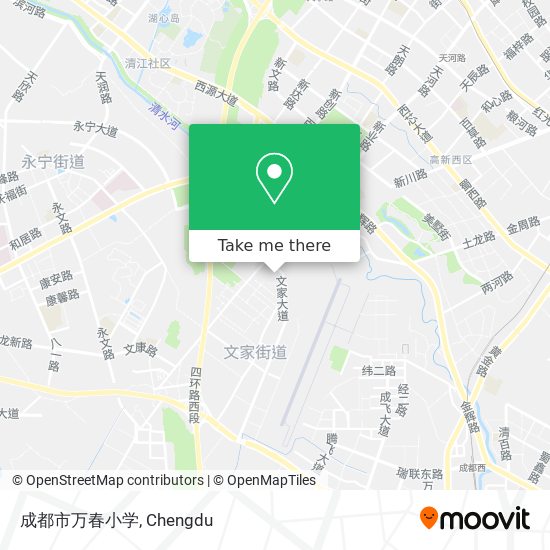 成都市万春小学 map