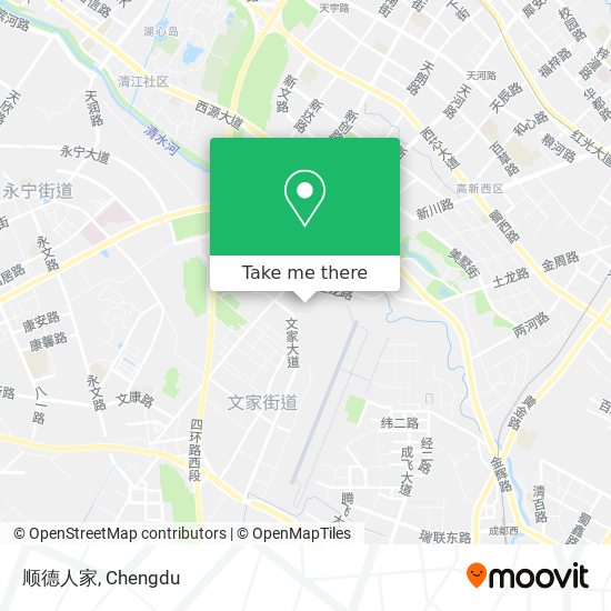 顺德人家 map