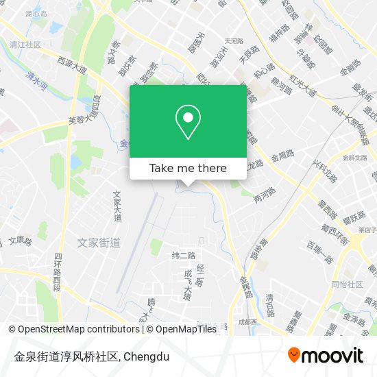 金泉街道淳风桥社区 map