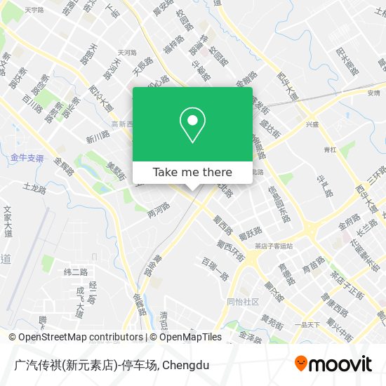 广汽传祺(新元素店)-停车场 map