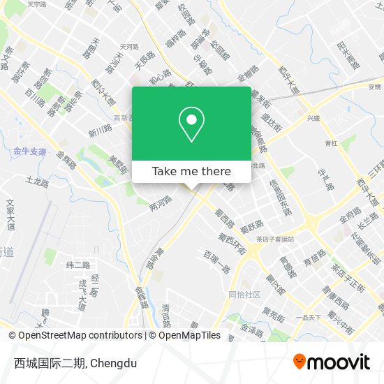 西城国际二期 map