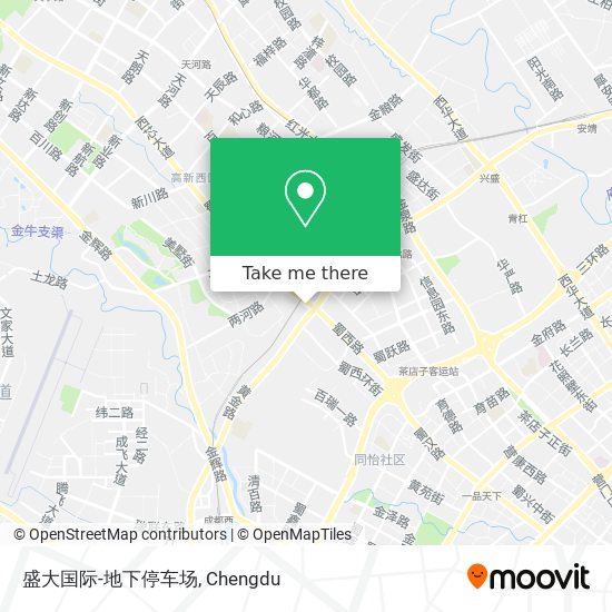 盛大国际-地下停车场 map