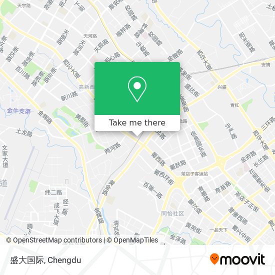 盛大国际 map