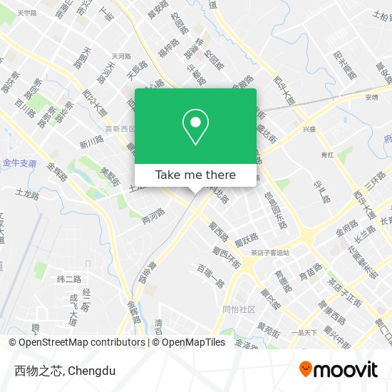 西物之芯 map