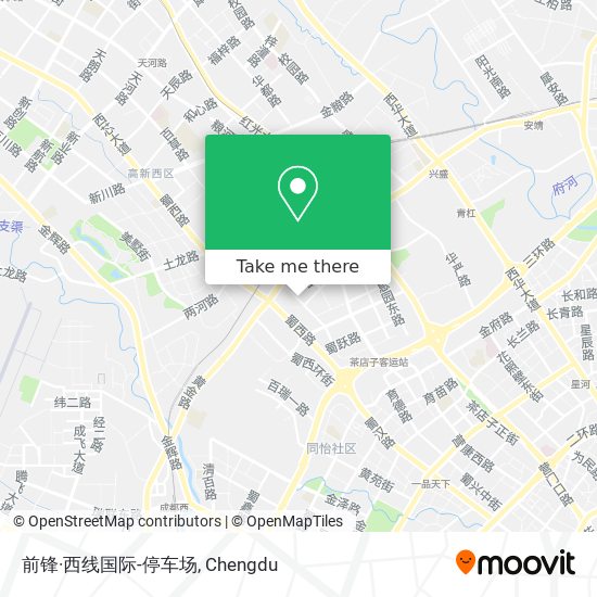 前锋·西线国际-停车场 map