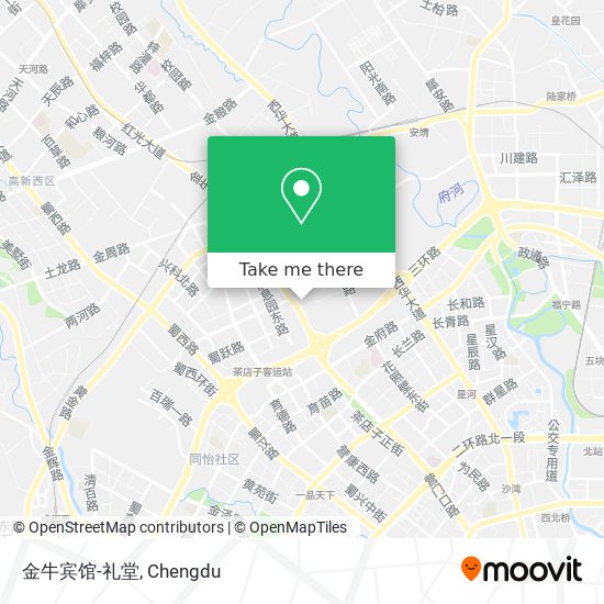 金牛宾馆-礼堂 map