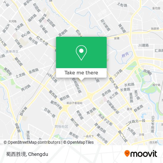 蜀西胜境 map