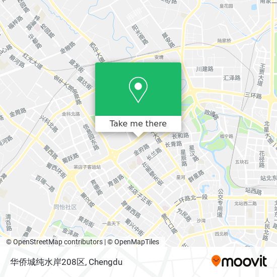 华侨城纯水岸208区 map