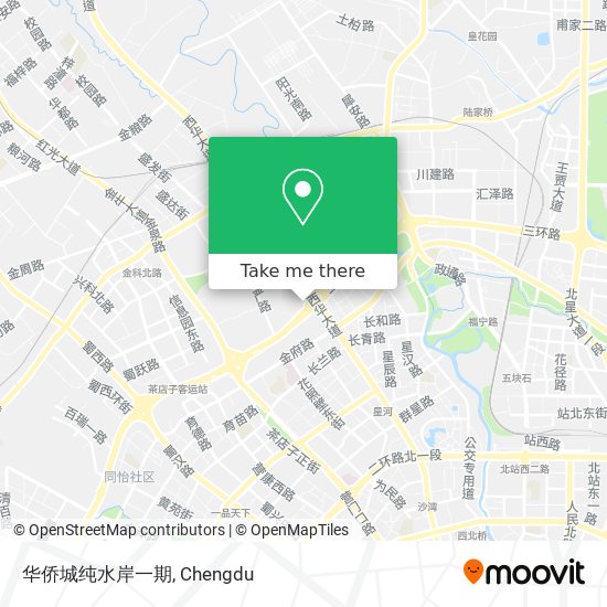 华侨城纯水岸一期 map