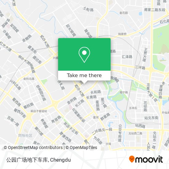 公园广场地下车库 map