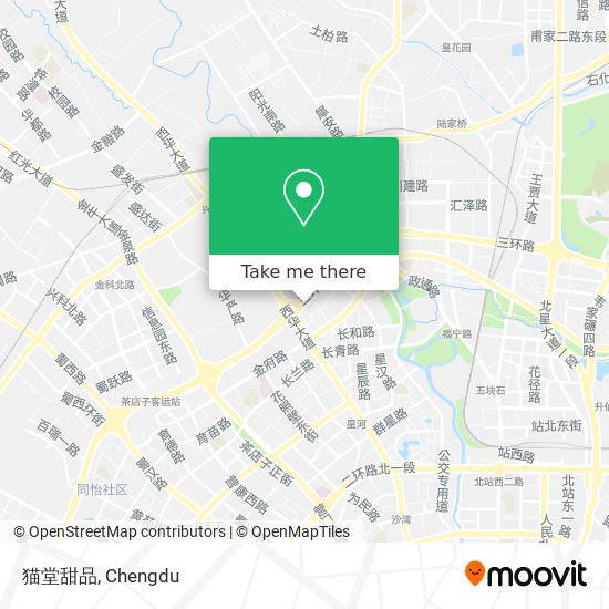 猫堂甜品 map