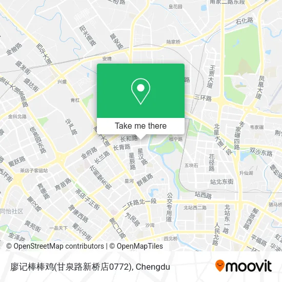 廖记棒棒鸡(甘泉路新桥店0772) map