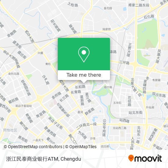 浙江民泰商业银行ATM map