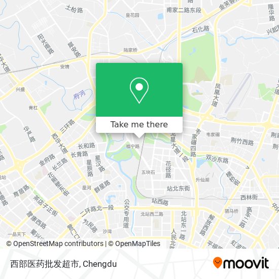 西部医药批发超市 map