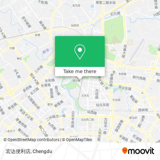 宏达便利店 map