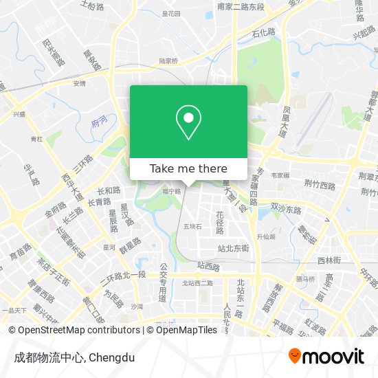 成都物流中心 map