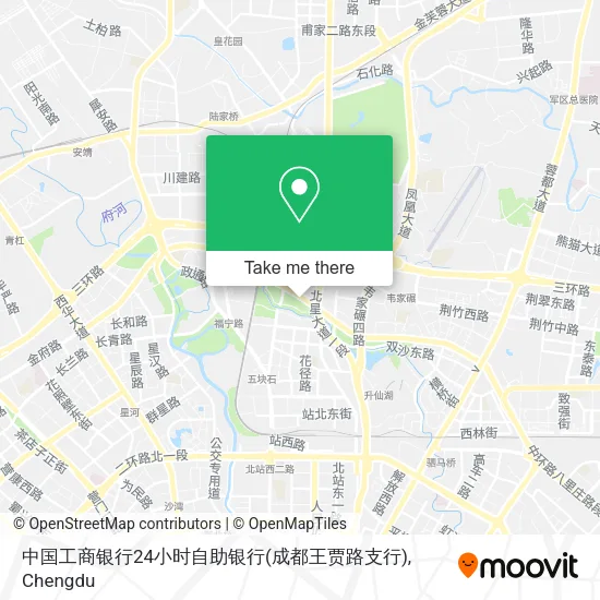 中国工商银行24小时自助银行(成都王贾路支行) map