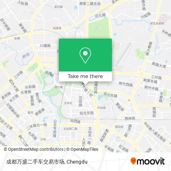 成都万盛二手车交易市场 map