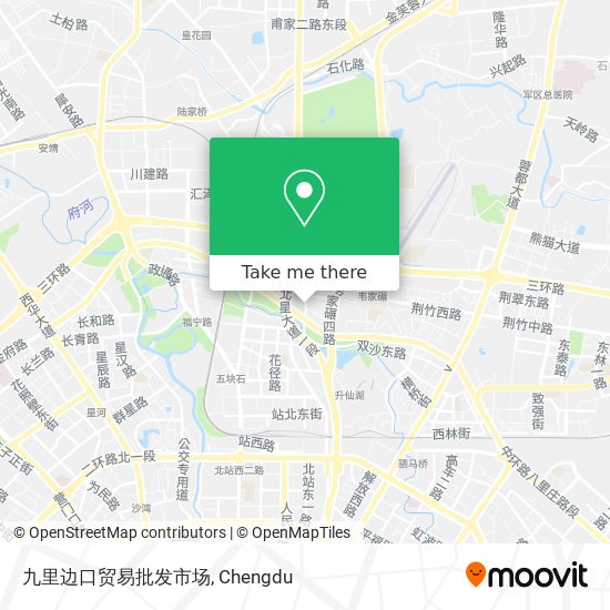 九里边口贸易批发市场 map