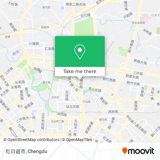 红日超市 map