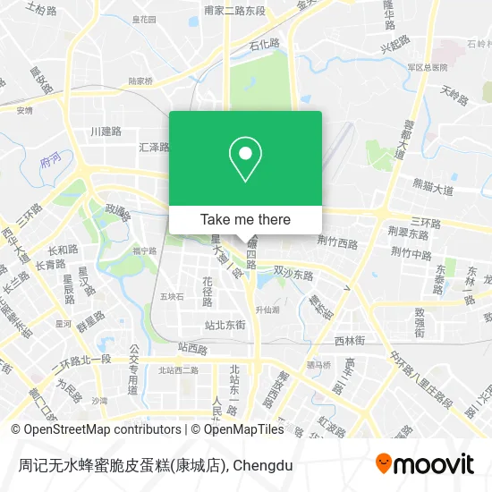 周记无水蜂蜜脆皮蛋糕(康城店) map