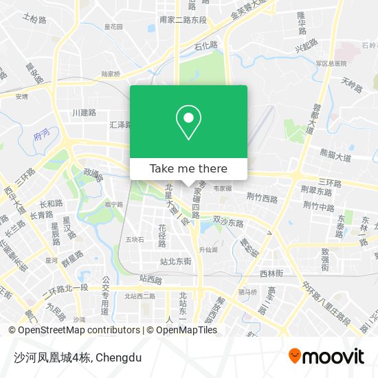 沙河凤凰城4栋 map
