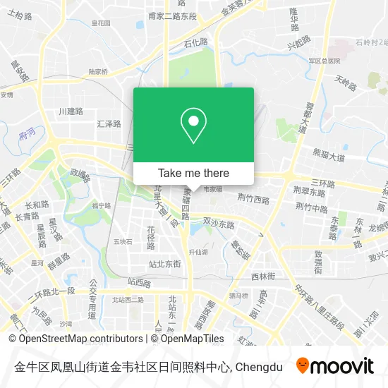 金牛区凤凰山街道金韦社区日间照料中心 map