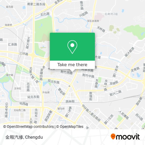 金顺汽修 map