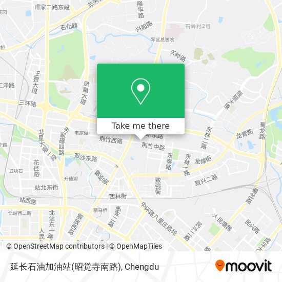 延长石油加油站(昭觉寺南路) map