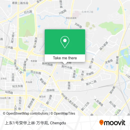 上东1号荣华上林·万华苑 map