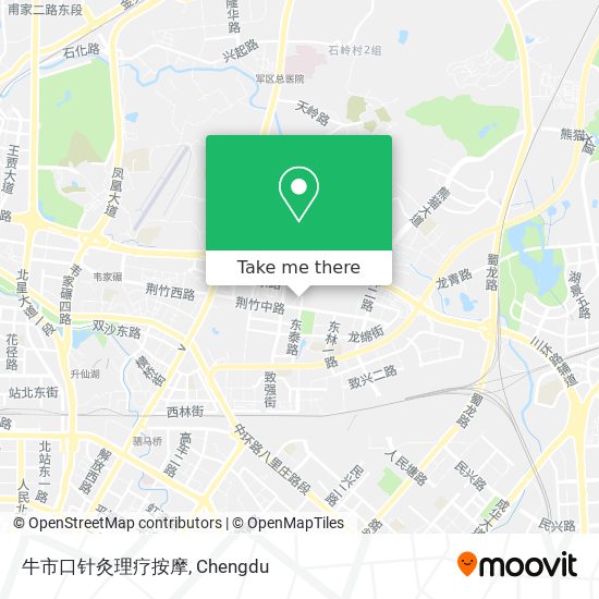 牛市口针灸理疗按摩 map