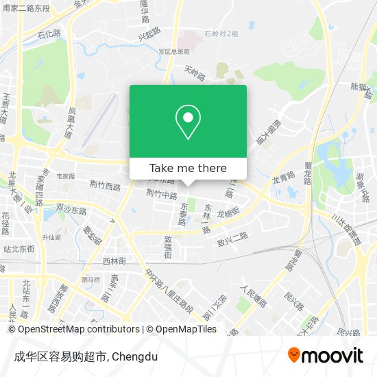成华区容易购超市 map