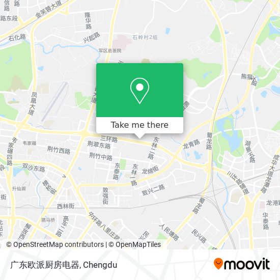 广东欧派厨房电器 map