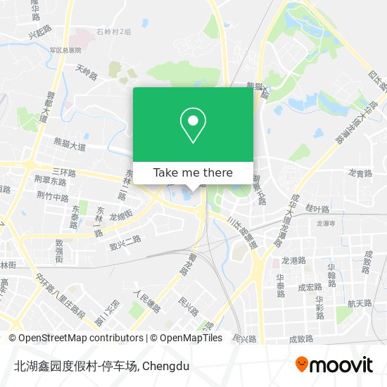 北湖鑫园度假村-停车场 map