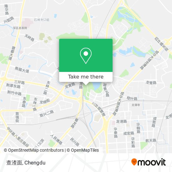 查渣面 map