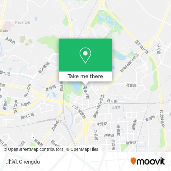北湖 map