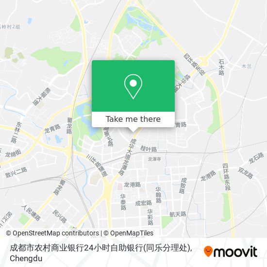成都市农村商业银行24小时自助银行(同乐分理处) map